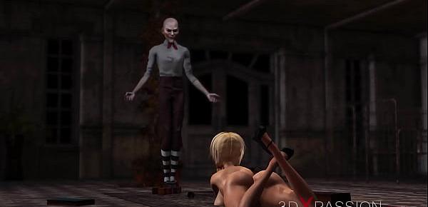  3dxpassion.com. Joker fucks hard a sexy clown lady in an abandoned boy scout camp